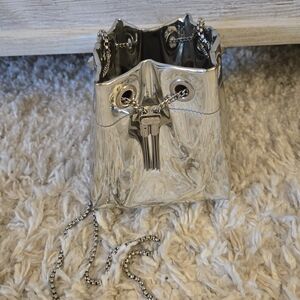 Jimmy Choo Bon Bon Mirrored Bag With Chain